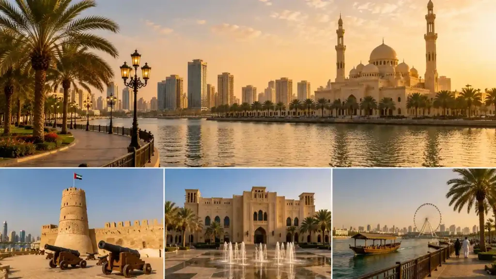 Things to do in Sharjah — beautiful Sharjah waterfront and cultural landmarks