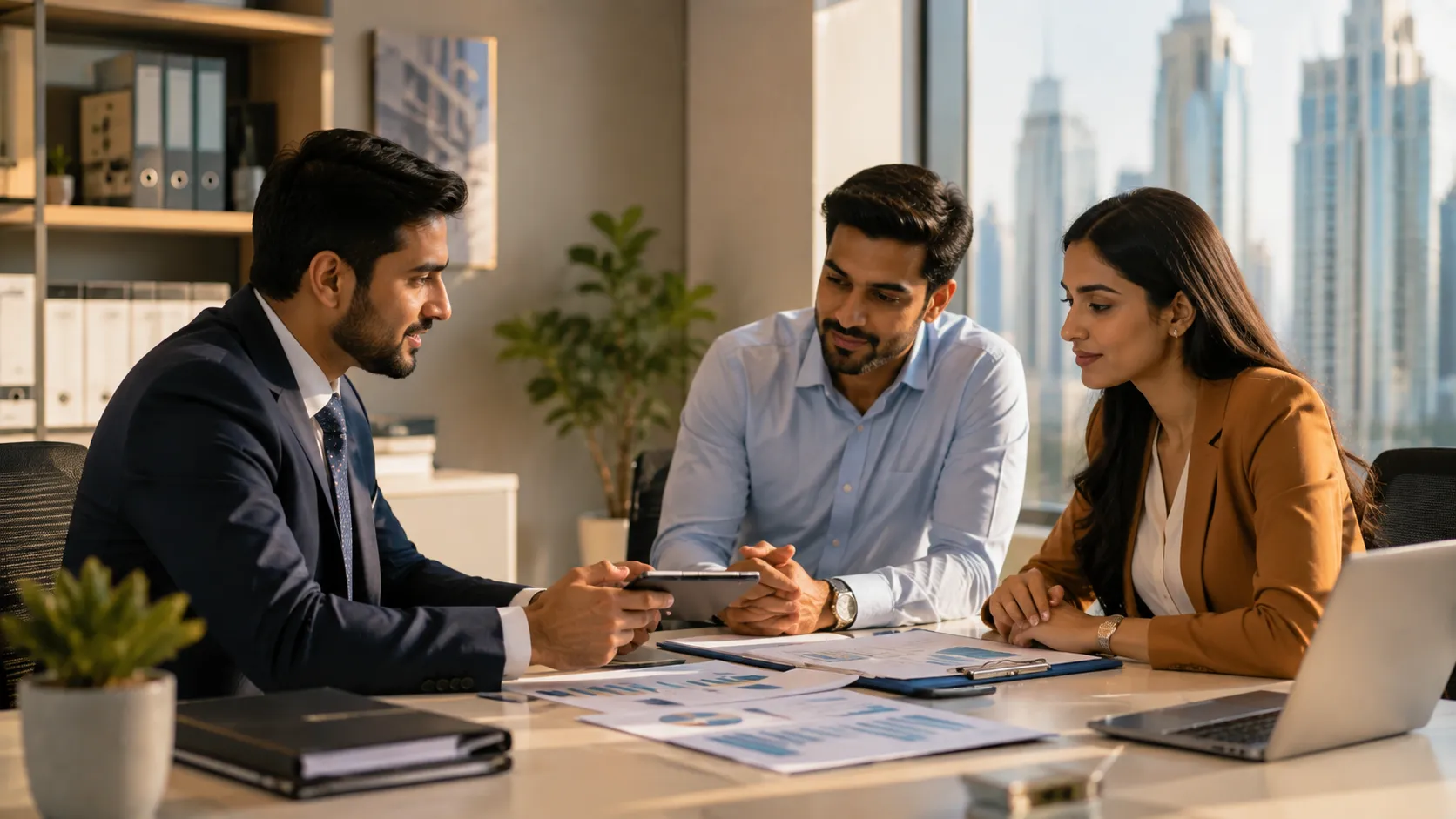 NBFC — a modern finance office offering non-banking financial services and loans